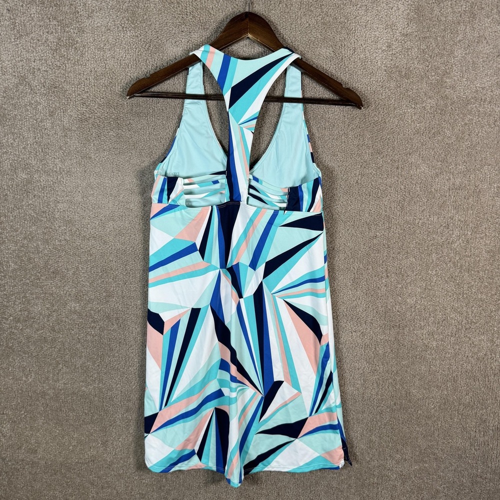 Carve Designs Swimdress Womens Small Multicolor Geometric Racerback Swim Dress - Picture 5 of 9